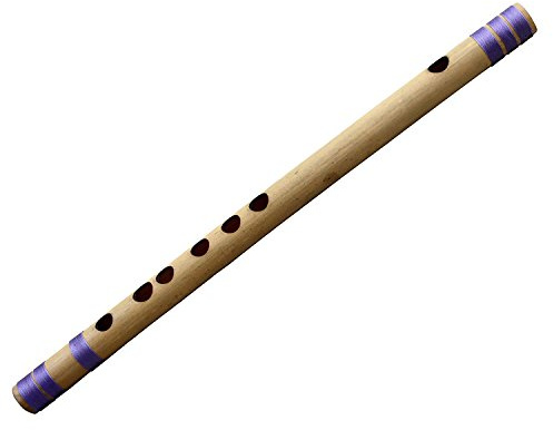 Whitewhale Flauta de bambú indio Bansuri - Instrumentos musicales indios para uso profesional