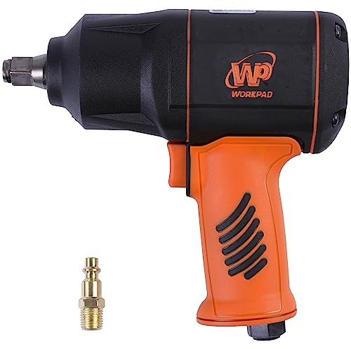 WORKPAD 1/2-Inch Composite Air Impact Wrench with Twin Hammers, Pneumatic Tools