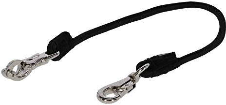 Kerbl Anbinde-Gummiseil, schwarz, 50cm