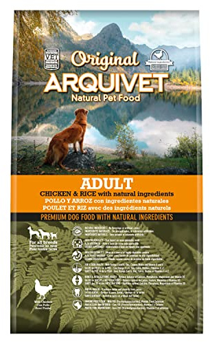 ARQUIVET Original Adult - Crocchette per cani adulti pollo e riso 3 kg - cane cibo secco per tutte le razze - ingredienti naturali