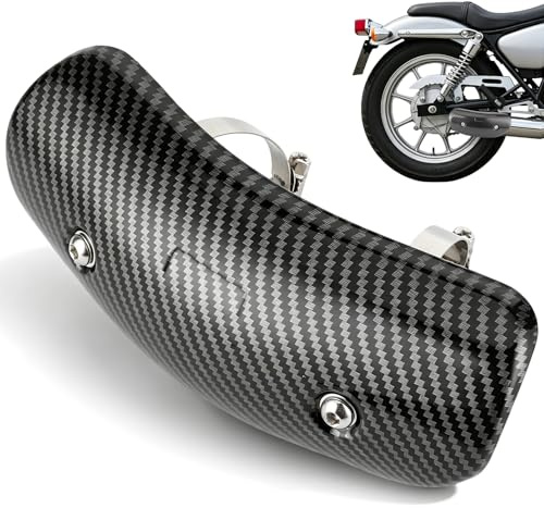 Protector Térmico Para Motocicleta, Acero Inoxidable Cubierta Protectora De Protección Térmica Para Tubo Central De Escape Universal Para Motocicleta Para Tubo De Escape De 38mm-65 mm De Diámetro