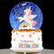 Liuer Licorne Boule à Neige Musicale Lumineuse en Forme de Boule de Cristal Boule Musique avec Paillettes Lumineux Cadeau fête pour Enfant Bébé Femme Anniversaire