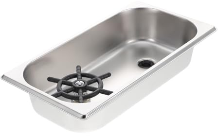 Edelstahl Waschbecher, Automatischer Hochdruckreiniger für Becher | 1 Satz, Silberfarbenes Edelstahl und Silikon Design, Schnelle Spülung für Flaschen und Glasbehälter
