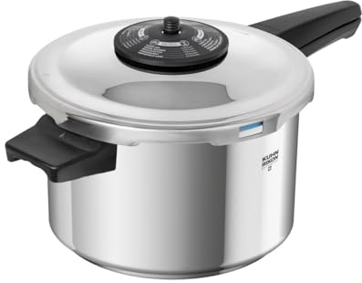 Kuhn Rikon Duromatic Classic NEO 5 L Long-Handle Pressure Cooker – Swiss-Made, Ultra-Fast & Energy-Efficient, Thick Super-Thermic Base, Safe & Durable