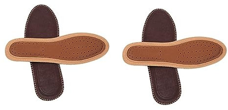 minkissy 2 Paar Dämpfende Schuhpolster Plantillas Ortopédicas Para Hombre Dämpfende Schuheinlagen Schweißabsorbierende Einlegesohlen Einlegesohle Aus Schaffell Sohleneinlagen Brown