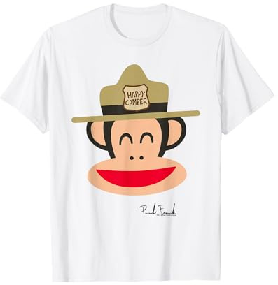 Paul Frank Julius The Monkey Happy Camper Park Ranger Cappello Maglietta