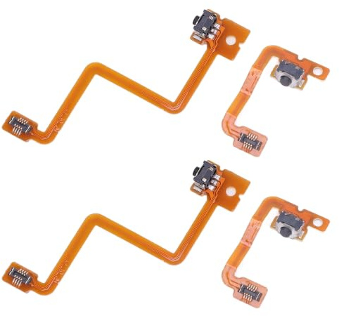 2 sets de l r bouton Flex Cable, 3ds réparation gauche et bouton d'épaule droite pour 3DS bouton d'épaule gauche et bouton d'épaule ruban clé Flex câble de remplacement accessoires