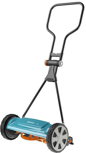 Gardena Classic rasaerba a cilindro 400: rasaerba manuale con larghezza di lavoro di 40 cm per prati fino a 200 m², rullo di lama in acciaio di qualità, tecnologia di taglio senza contatto (4018-88)