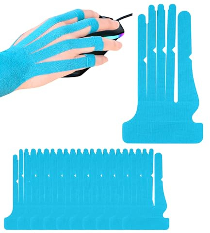 Precut Kinesiotapes für Hand,10 Stück Kinesiotapes Sehnenscheidenentzündung,Hautfreundlich mit Perfektem Trage Komfort,Wasserfestes Elastisches Physio Tape,Rechte Hand