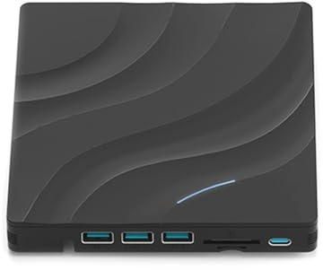 Cenei Lecteur Optique Externe DVD-RW USB 3.0, Lecteur 3D Portable, Lecteur CD/DVD, Graveur pour Ordinateur Portable.