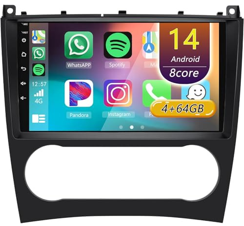 ZCZANT Android 13 Autoradio Lettore Dvd Navigazione GPS per BM-W X3 E83 2003-2012 Navigazione GPS 9 Pollici Autoradio Lettore multimediale WiFi CarPlay Android Auto Telecamera di retromarcia