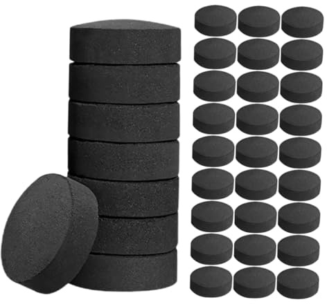 CLISPEED 70 Piezas Tabletas de Natural para Barbacoa y Camping Ecológico Fácil de Encender para Cocina al Aire y Fogatas Combustible Multifuncional sin Humo para Doméstico y Excursionistas