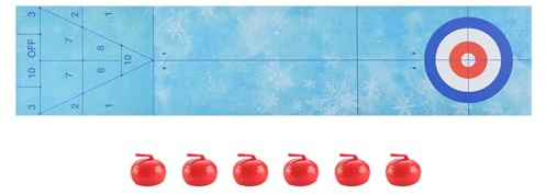 Ensemble de jeu de golf de table – pliable de 7,48 pouces x 34,65 pouces, activités sportives de bowling et de curling de table, divertissement de groupe | fêtes brise-glace, soirées en famille, dorm
