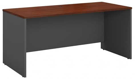 Bush Business Furniture Arrive Waiting Room Coffee Table, Reception Area Center Surface for Commercial Office or Lobby, Natural Elm