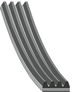 febi bilstein 28791 Keilrippenriemen 4 Rippenanzahl, 1 Stück | Kompatibel mit: BMW 7, CHEVROLET MATIZ, SPARK, GM KOREA MATIZ, HYUNDAI LANTRA I, MAZDA 626 IV, 626 IV Hatchback