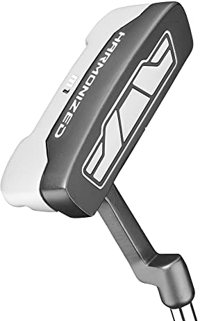 Wilson Damen Putter (rechte Hand), 89 cm Länge (35 Inch), Anfänger bis Fortgeschrittene, 830 g, Harmonized M1 Putter LRH, Schwarz/Rot, WGD601000