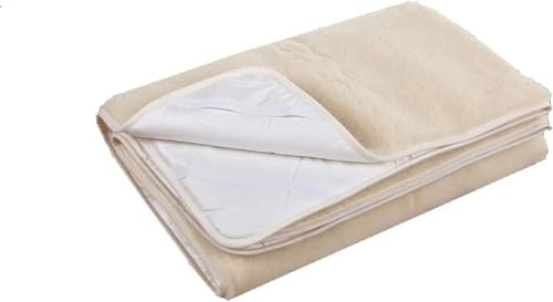 Naturhaar Single Unterbett 100% Merino Wolle unterbett 90 x 190 cm Kaschmir Schurwolle Matratzenauflage Elegance Light Neuseeland