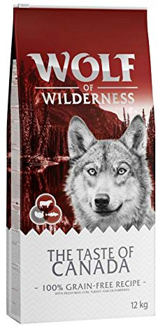 Wolf of Wilderness The Taste of Canada Adult Dry Dog Food with Fresh Beef, Cod & Turkey (5kg)