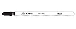 Labor - 5 lames de scie sauteuse Bi-métal Lt. 132 mm 12 TPI type T318BF - Métal - ZBJ01600 - Labor