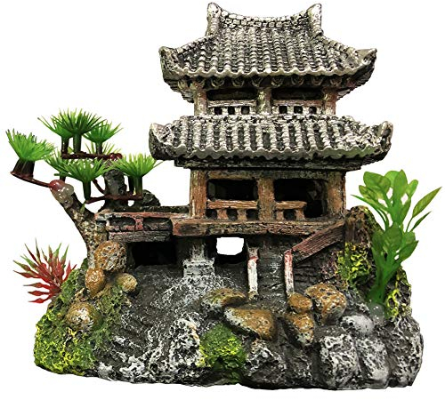 SLOCME Klassische Dekoration für Aquarien, Kunstharz, realistische Details, umweltfreundlich, Aquarium-Zubehör