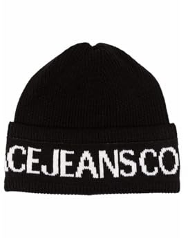 VERSACE JEANS COUTURE Mütze mit weißem Logo.