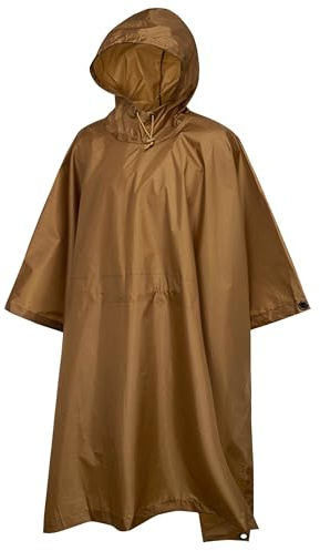 Brandit Herr ripstop poncho, Kamel, one size