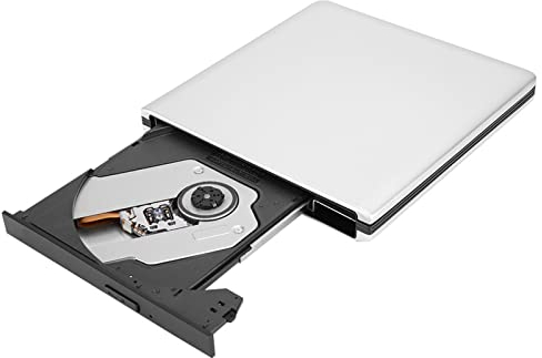Unità Ottica Esterna per PC, Unità CD DVD per Laptop Blu-Ray USB 3.0, Masterizzatore di Dischi per Unità Ottica DVD CD BD Writer Recorder