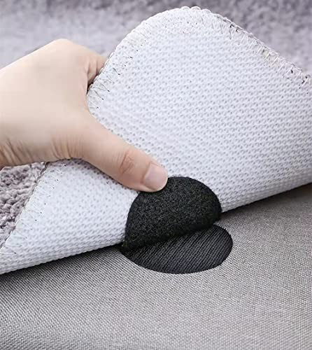 ZSLJSWDZ Ruban adhésif en tissu，20 Pièces Autocollants de Tapis Antidérapants，Autocollant scratch réutilisable pour voiture