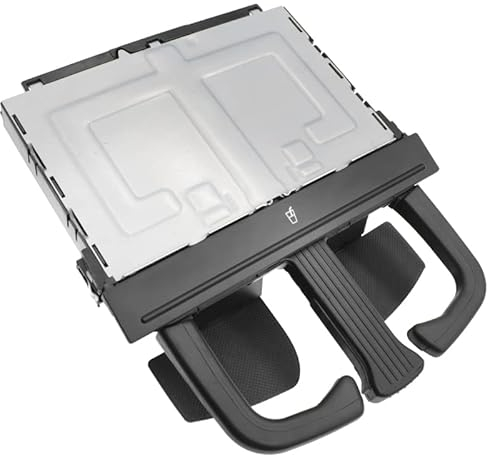 Geloo Soporte de plástico elástico para Bebidas para el salpicadero del Coche, Soporte Deslizante para Botellas de Bebidas para Jetta Bora para Golf 4 MKV A3 S3 A4 A6 Q5 Negro 8P0885995B 1J0858601