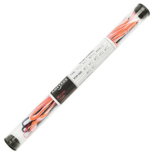 Artudatech 70 Recurvebogen Bogensehne Dacron Handgefertigte Langbogensaiten orange weiß