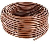 Mugar- Tubería de Riego por Goteo con Goteros cada 35cm Marrón para Agricultura- 16mm de Diámetro En Rollos de 25 Metros