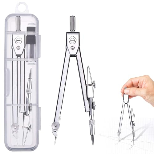 Zirkel, Zirkel mit Ersatzminenbox, Zirke mit Ersatzminen, Ersatzminen Zirkel Technisches Zeichnen Schnellverstellzirkel