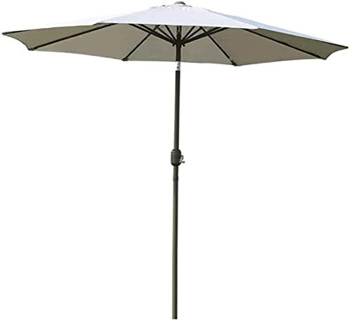 ASerZenith Strandschirm Aluminium Sonnenschirm Garten Terrasse Sonnenschirm Wasserdicht/Neigung 75°/Sonnenschutz 50+,für Balkon/Terrasse/Strand/Markt