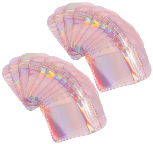 PHENOFICE 50 X Kleine Transparente Aufbewahrungsbeutel Mit Verschlussstreifen Wiederverschließbar Zum Schutz Von Schmuck Und Kleinen Gegenständen