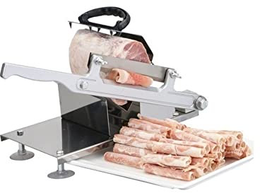 HSSMEUR Meat Slicer for Home Or Commercial Use,Manual Meat Slicer,Frozen Meat Cutter Vegetable Slicing Machine for Kitchen Use