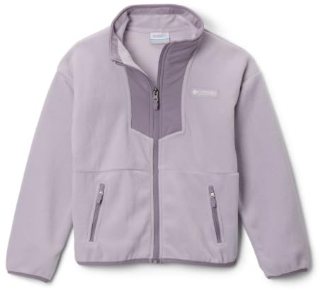 Columbia Sequoia Grove Full Zip Fleece Giacca in Pile, Lavender Pearl/Shale Purple, S Unisex-Bambini e Ragazzi