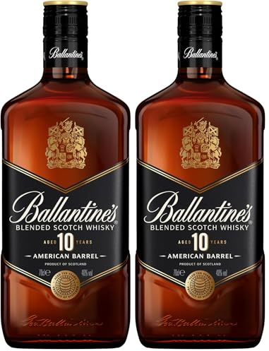 Ballantine's 10 años Whisky Escocés de Mezcla - 700 ml (Paquete de 2)