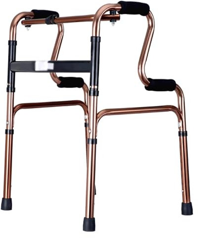 Déambulateur pliable, Cadre de marche, Marcheur léger et étroit avec déclencheur for personnes âgées