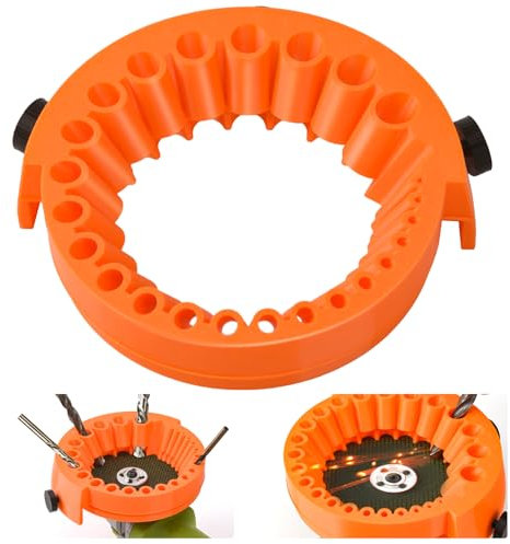 LTFIOON Drill Bit Sharpener, Bohrerschärfer für Winkelschleifer, Bohrerschleifgerät Bohrerschärfgerät, 2 bis 13mm Drill Bits zum Schleifen 125mm Schleifer & Winkelschleifer, Bohrerschärfer Werkzeug