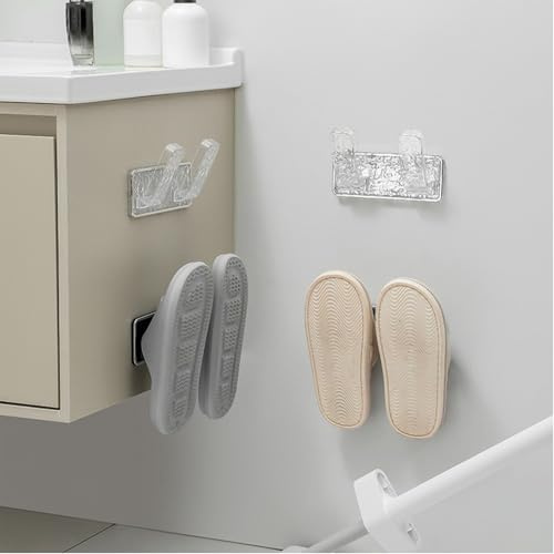 xocome Bohrfreies Wandregal für Schuhe & Küche - Universeller Schuhorganizer für Bad, WC und Haushalt - Praktische Aufbewahrung auch für Topfdeckel