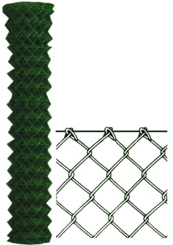 EffeDecor Rete Recinzione Plastificata Verde in Rotolo 25 MT a Griglia Maglia Sciolta Zincata 50x50 mm Multiuso Filo H 125/50/175/200 cm (H 150 cm)