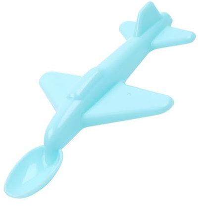 Kinderlöffel In Flugzeugform – Ergonomischer Trainingslöffel Für Kleinkinder | Motiv-Suppenlöffel Für Spielerisches Essen | BPA-freies & Umweltfreundliches Kindergeschirr