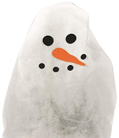 Videx-Winterschutz Vlieshaube Schneemann Set, H: 110cm, B: 90cm