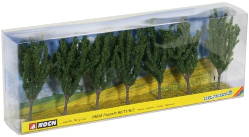 Noch 25098 - Modellismo, Pioppi, 7 pz., in Scala H0/TT/N/Z