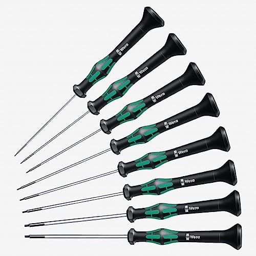 Wera Kraftform 2054/8 Jeu de tournevis de précision Micro Hex SAE