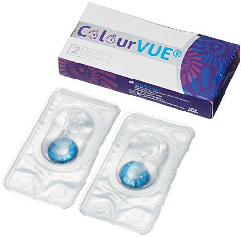 ColourVUE Glamour Blue Monatslinsen weich, 1 Stück / BC 8.6 mm / DIA 14.0 / -2.50 Dioptrien