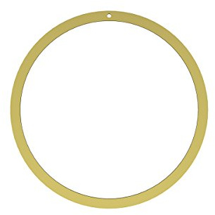 Cooee Design Wreath 20cm Brass, Ø : 20, H: 0.3 cm