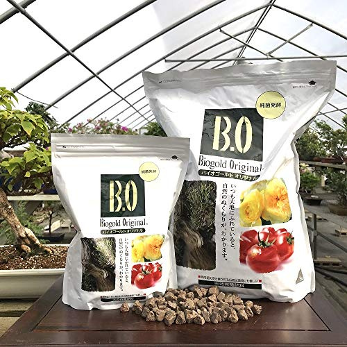 Geosism & Nature Biogold Original Japonais, NPK 4-5-4 (5 kg), Engrais d'été granulaire pour bonsaï