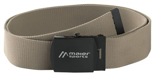 Maier Sports Tech Belt, Gürtel, Bequemer Outdoorgürtel | Mit Koppelschließe, Extrem leicht, Stufenlos verstellbar, Perfekt für das ganze Jahr
