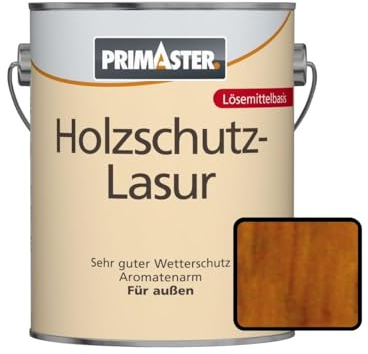 Primaster Holzschutz Lasur SF1107 10 m² eiche 750 ml für Außen